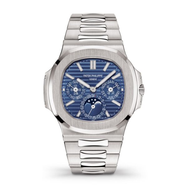 Patek Philippe Nautilus Perpetual Calendar Watch, 18k White Gold, 40mm, Ref# 5740/1G-001 1:1