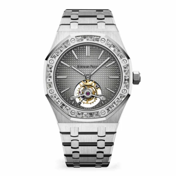 Audemars Piguet Royal Oak Tourbillon Extra-Thin 26510PT.OO.1220PT.01 “Platinum Diamond” Handcrafted Quality 1:1
