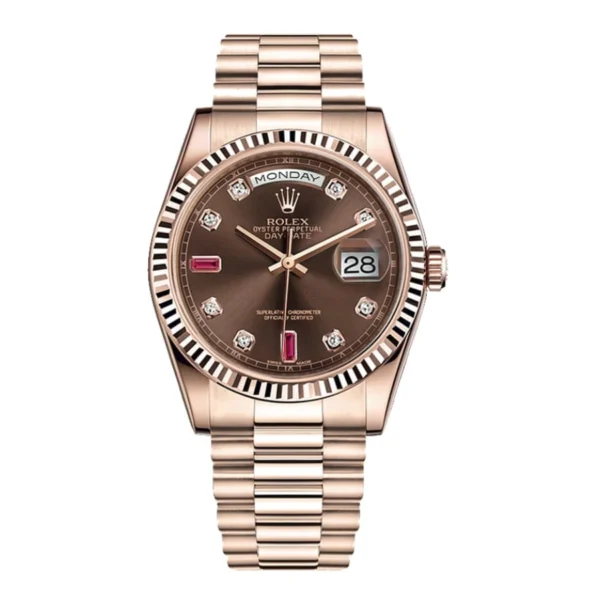 Rolex Day-Date 128235 “Chocolate Dial” Top Grade 1:1