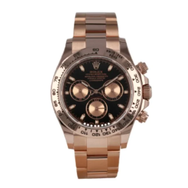 Rolex Daytona 116505 “Everose Black Dial” Supreme Edition 1:1