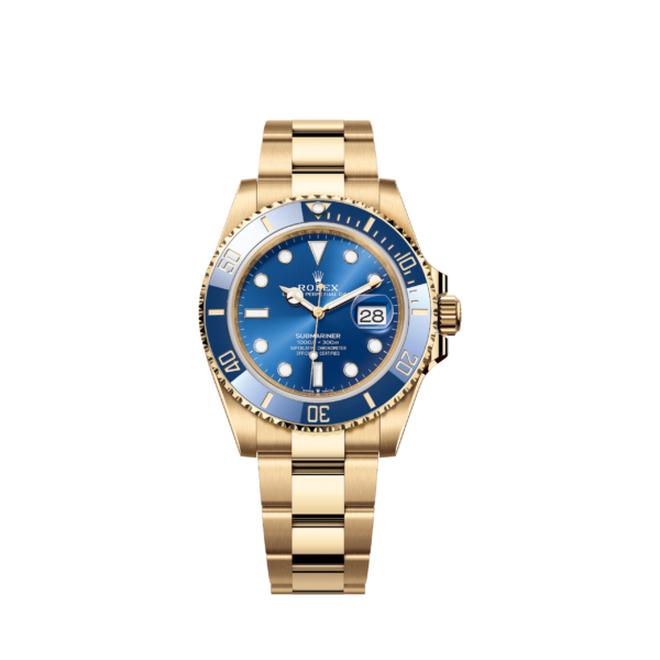 Rolex Submariner Date, 18k Yellow Gold, 41mm, Ref# 126618lb-0002 1:1