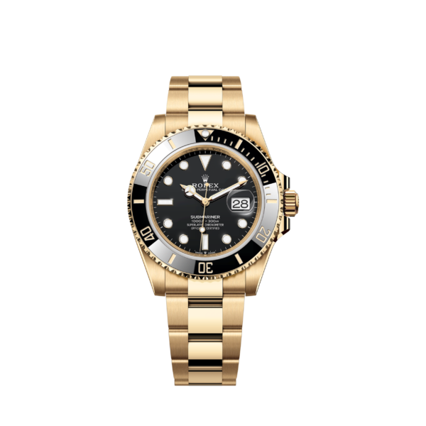 Rolex Submariner Date, 18k Yellow Gold, 41mm, Ref# 126618ln-0002 1:1