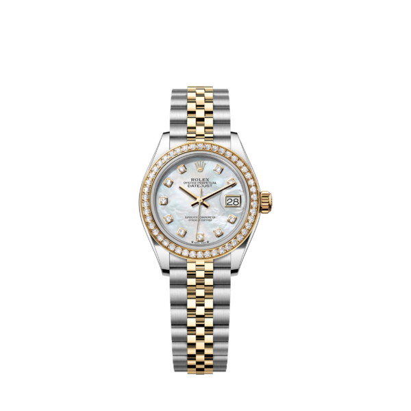 Rolex Lady-Datejust 28, Oystersteel and 18k Yellow Gold, Ref# 279383RBR-0019 1:1