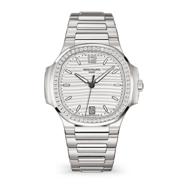 Patek Philippe Nautilus Ladies Automatic Watch, Stainless Steel and Diamonds, 35,2mm, Ref# 7118/1200A-010 1:1
