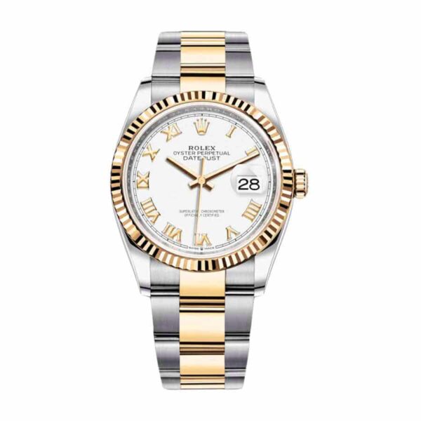 Rolex Datejust 126300 “White Roman Dial” Authentic 1:1