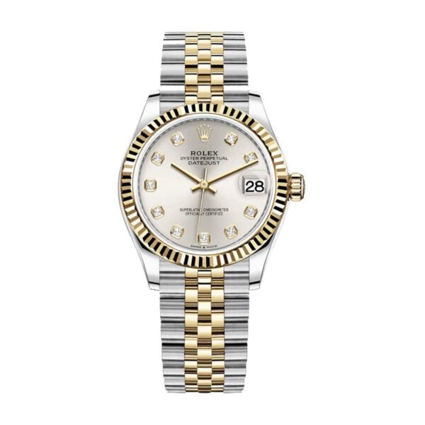 Rolex Lady-Datejust 279173 Silver Diamond Dial Deluxe Edition 1:1