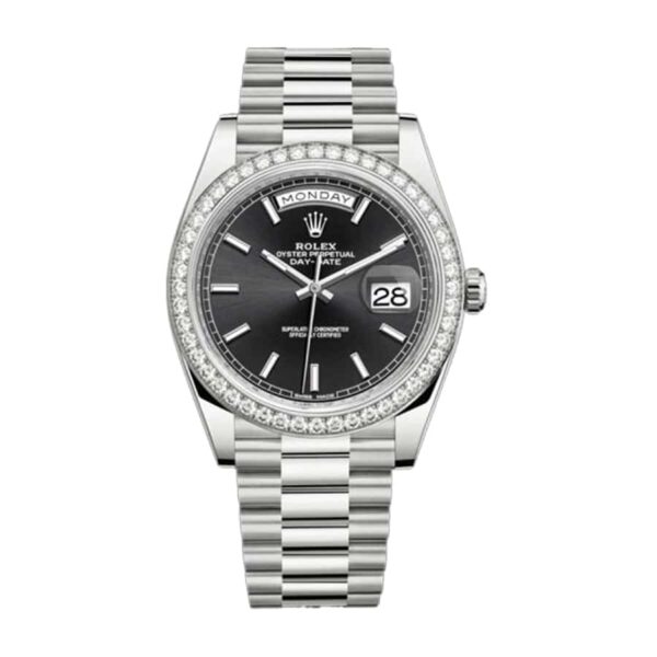 Rolex Day-Date 228238-0004 “Black Diamond Dial” Ultra Realistic 1:1