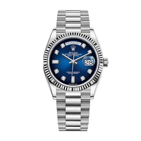 Rolex Day-Date 128239 “Blue Diamond Dial” High Fidelity 1:1