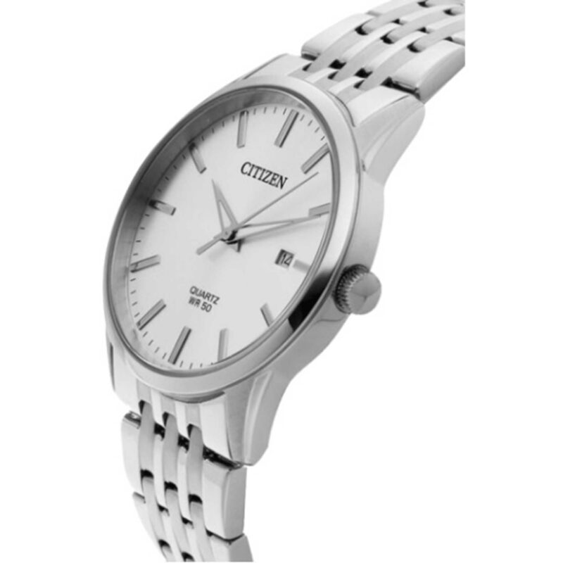 Citizen Quartz Silver Dial Stainless Steel Men's Watch BI5000-87A