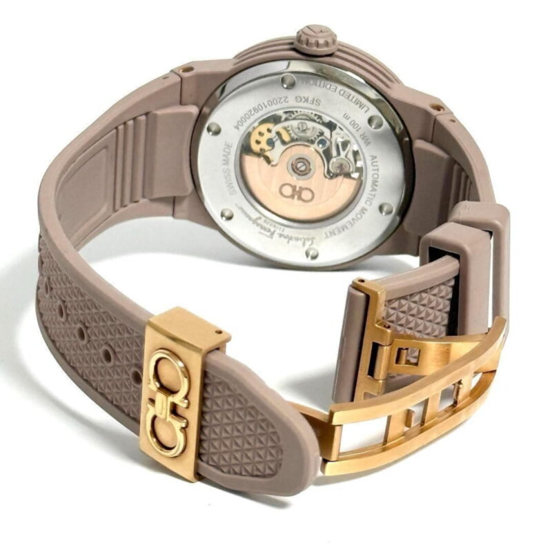 Pre-Owned Ferragamo Unisex F-80 Skeleton Automatic Watch