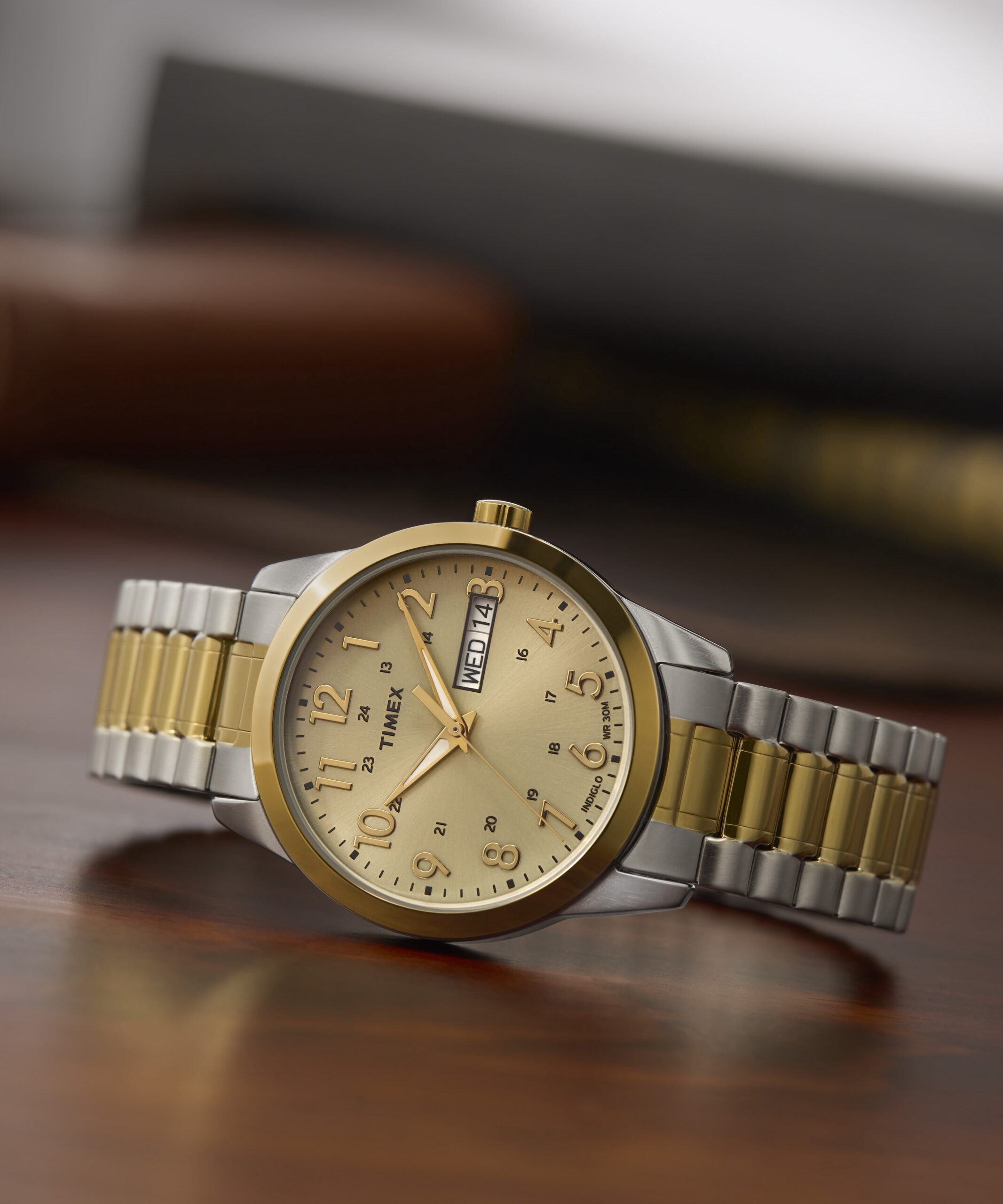 Timex Men's South Street Sport Two-Tone 36mm Casual Watch, Expansion Band - Image 2