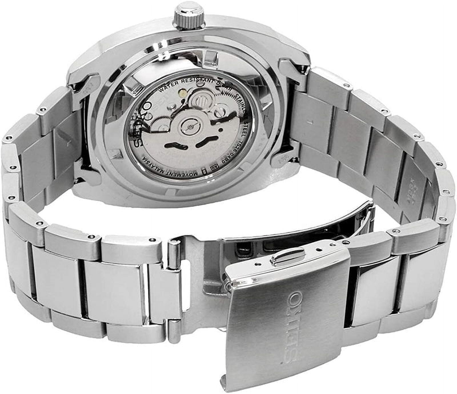 Seiko Recraft Automatic Green Dial Stainless Steel Men's Watch SNKM97 - Image 3