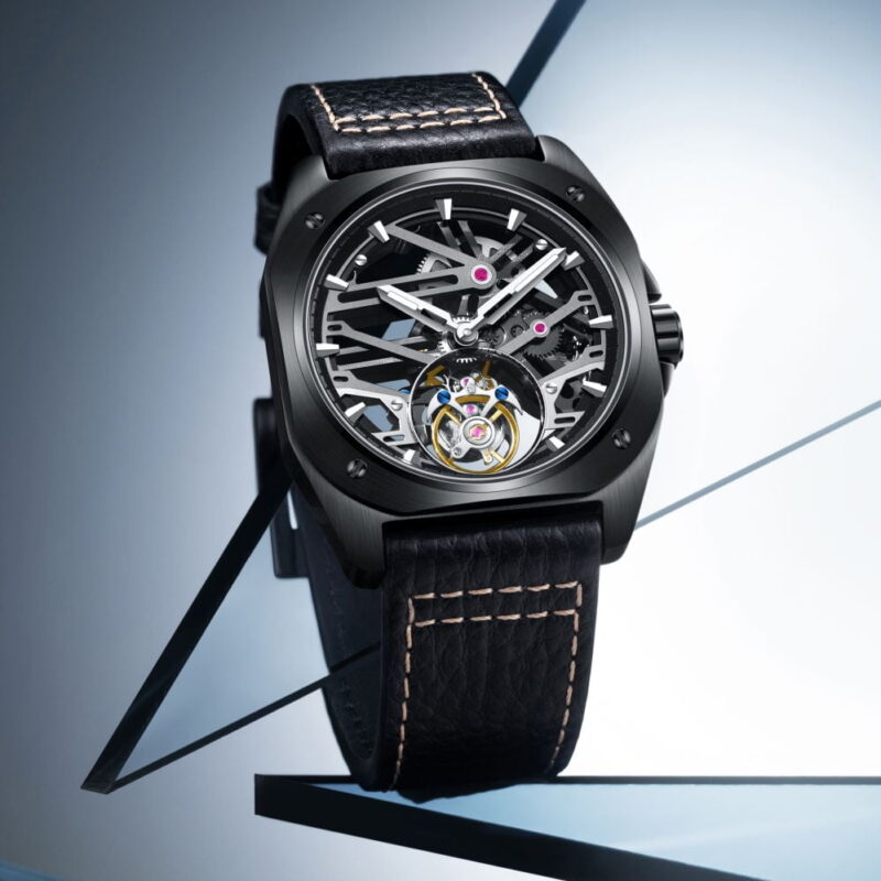 AESOP 2025 New 7067 Luxury Tourbillon Skeleton Mechanical Luxury Watches Waterproof Watch For Men Movement Sapphire Square Case