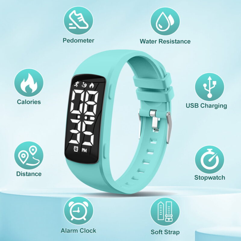 Kids Watch Digital Sport Watch Fitness Watch with Pedometer Waterproof Watch for Boys Girls Birthday Christmas Gift for Kids