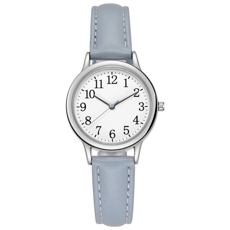 Transer Numerals Classic Fashion Leather Strap Watch Quality Gift Watch Women's Watch
