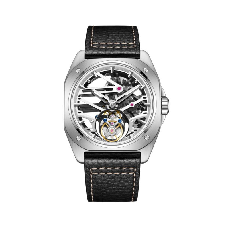 AESOP 2025 New 7067 Luxury Tourbillon Skeleton Mechanical Luxury Watches Waterproof Watch For Men Movement Sapphire Square Case