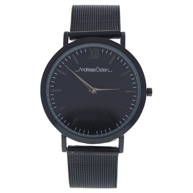 AO-134 Distrig - Black Stainless Steel Mesh Bracelet Watch