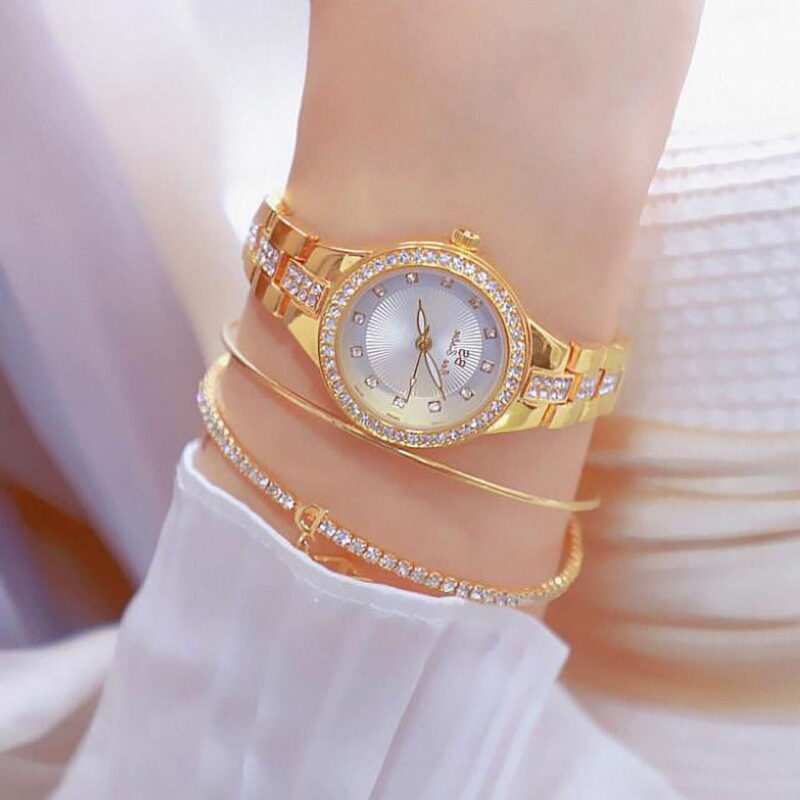 BS New Watch Chain Watch Ins Elegant Small Chain Women's Watch Quartz Watch Fashion