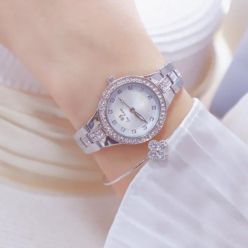 BS New Watch Chain Watch Ins Elegant Small Chain Women's Watch Quartz Watch Fashion