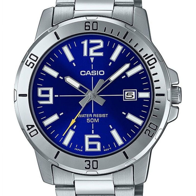 Casio Men's Diver-Style Stainless Steel Watch MTPVD01D-2BV