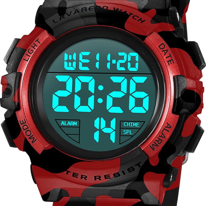 Kids Digital Sports Watch for Age 4-15 Waterproof Watches with Alarm Stopwatch Wrist Watches for Boys Girls Birthday Chriatmas Gift for Kids