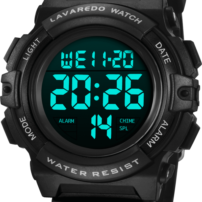 Digital Sports Watch for Age 4-15 Waterproof Watches with Alarm Stopwatch Wrist Watches for Age 4-15 Birthday Chriatmas Gift