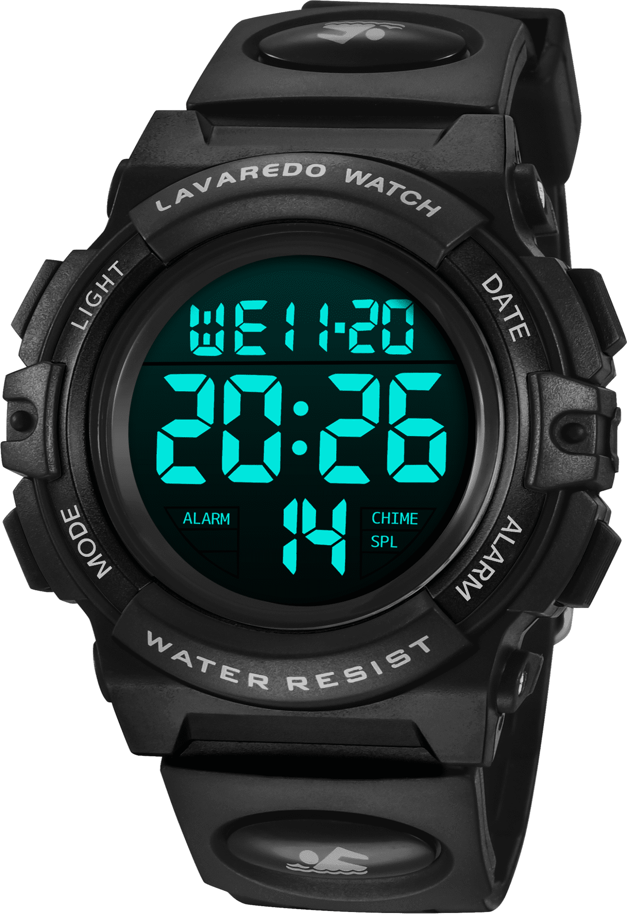 Digital Sports Watch for Age 4-15 Waterproof Watches with Alarm Stopwatch Wrist Watches for Age 4-15 Birthday Chriatmas Gift