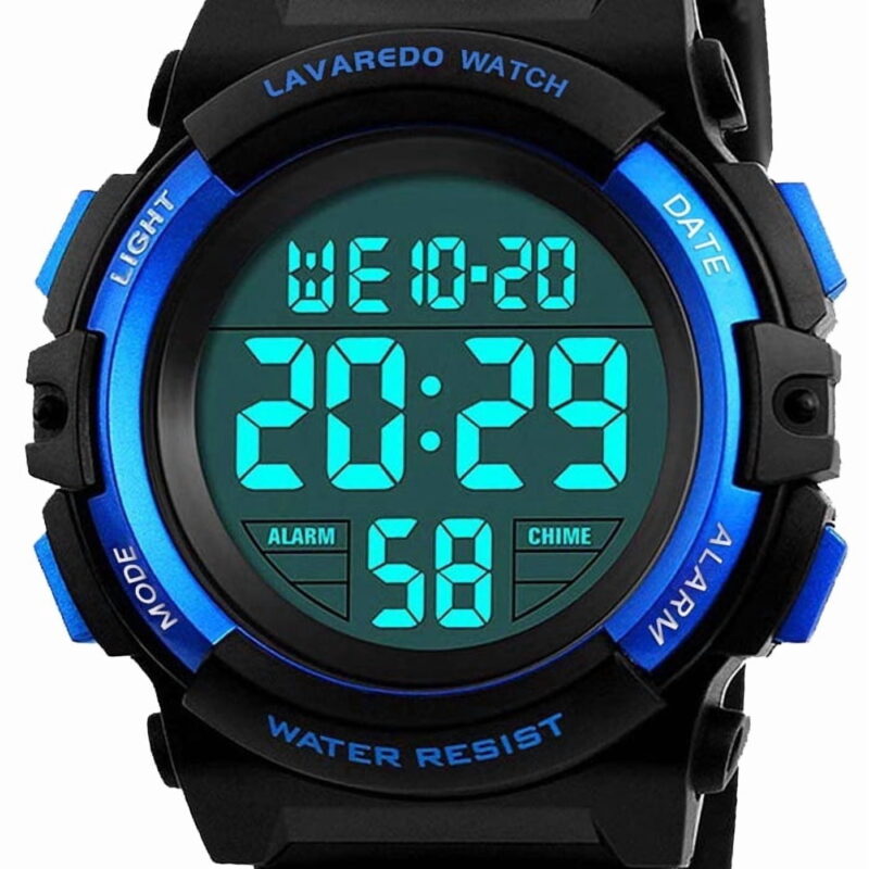 Digital Sports Watch for Age 4-15 Waterproof Watches with Alarm Stopwatch Wrist Watches for Age 4-15 Birthday Chriatmas Gift