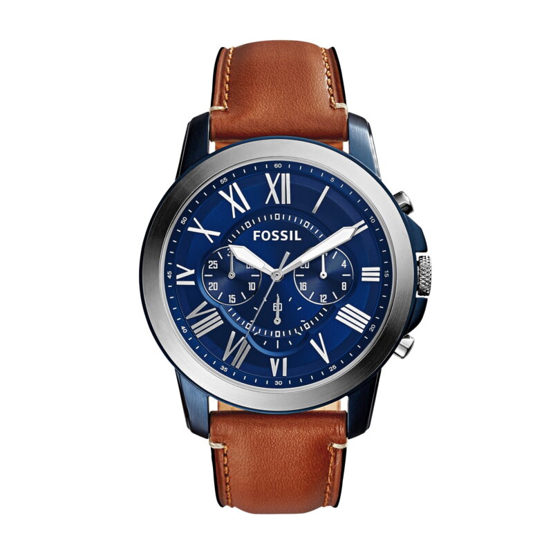 Fossil Grant Men's Chronograph, Two-Tone Stainless Steel Watch