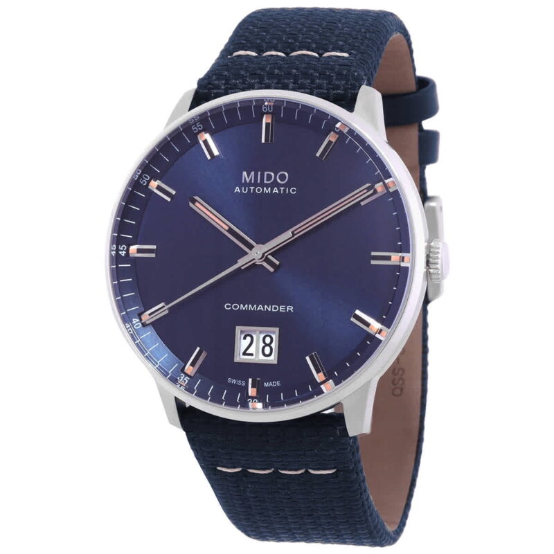 Mido Commander Automatic Blue Dial Men's Watch M0216261704100