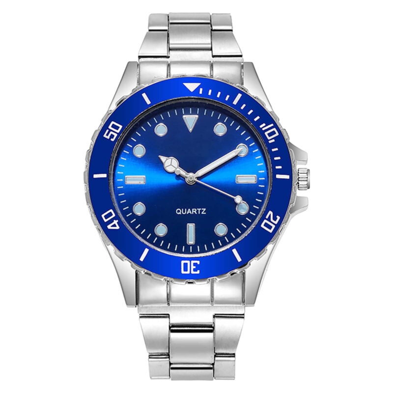 TIHLMK Mens Watches Men Fashion Watches Clocks Watches Stainless Steel Casual Dresses Wrist Crystals