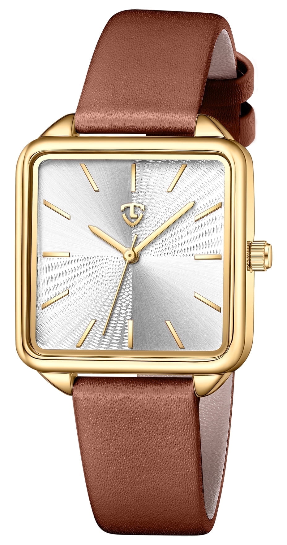 Woman Watch Elegant Square Dial Watches with Leather Strap Waterproof Classic Simple Womens Quartz Watch Gift for Woman