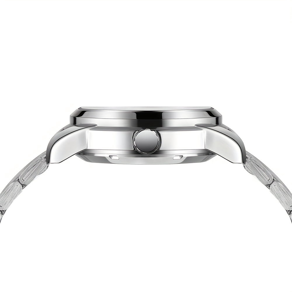 Men's fashion mechanical watch stainless steel luminous waterproof hollow sports automatic mechanical watch - Image 4