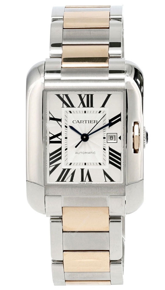 Cartier Tank Anglaise Women's Silver Dial 18K Links Automatic Watch W5310019 - Image 2