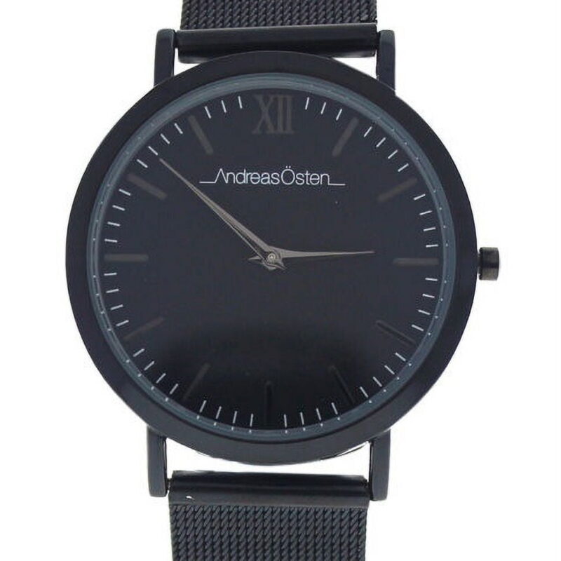 AO-134 Distrig - Black Stainless Steel Mesh Bracelet Watch