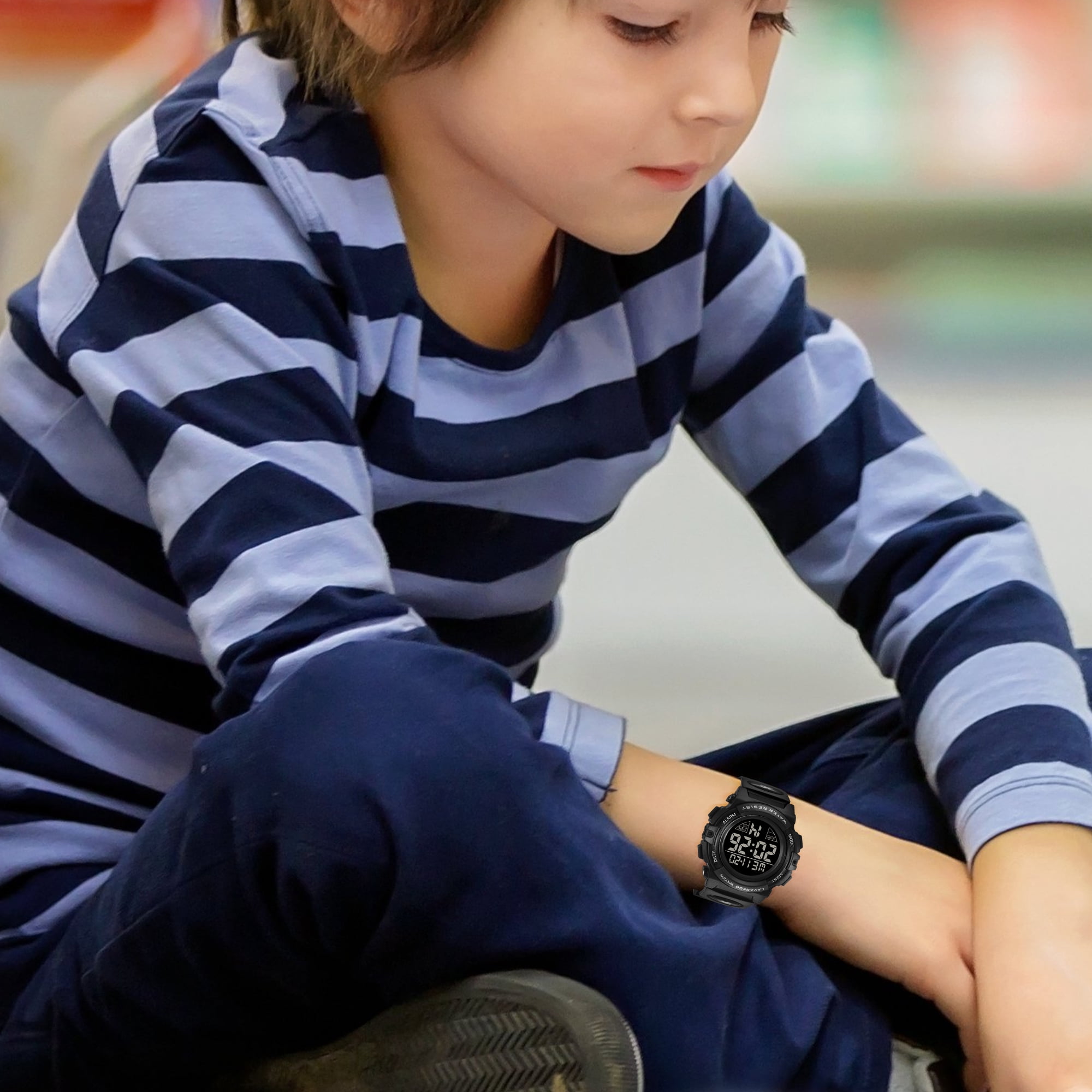 Digital Sports Watch for Age 4-15 Waterproof Watches with Alarm Stopwatch Wrist Watches for Age 4-15 Birthday Chriatmas Gift - Image 5