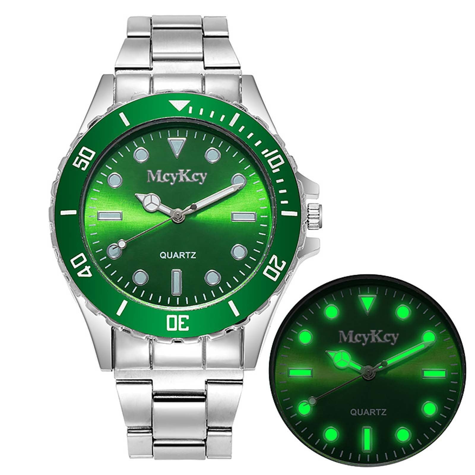 Automatic Watches for Men,Mens Dive Watches with Quickset Day Date Rotating Bezel, Skeleton Caseback, Luminous Hands and Markers - Image 2
