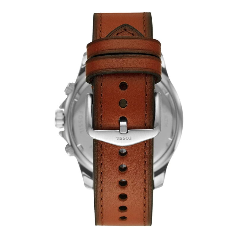 Fossil Men’s Quartz Leather Strap Green Watch FS5734
