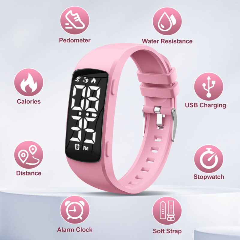 Kids Watch Digital Sport Watch  with Pedometer Waterproof Watch for Boys Girls Birthday Christmas Gift for Kids